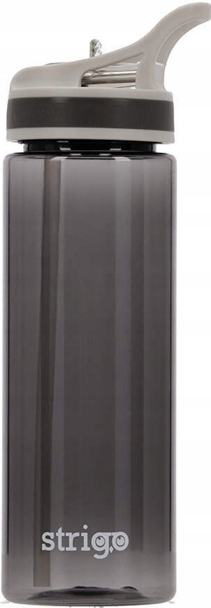 Strigo Bidon 600ml Grijs - Ideaal voor school en sport