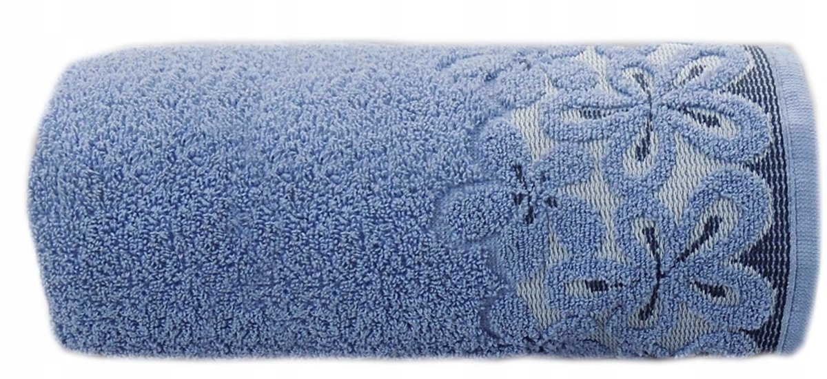 Greno Bella Handdoek 30x50 cm - Zacht Katoen in Denim Kleur