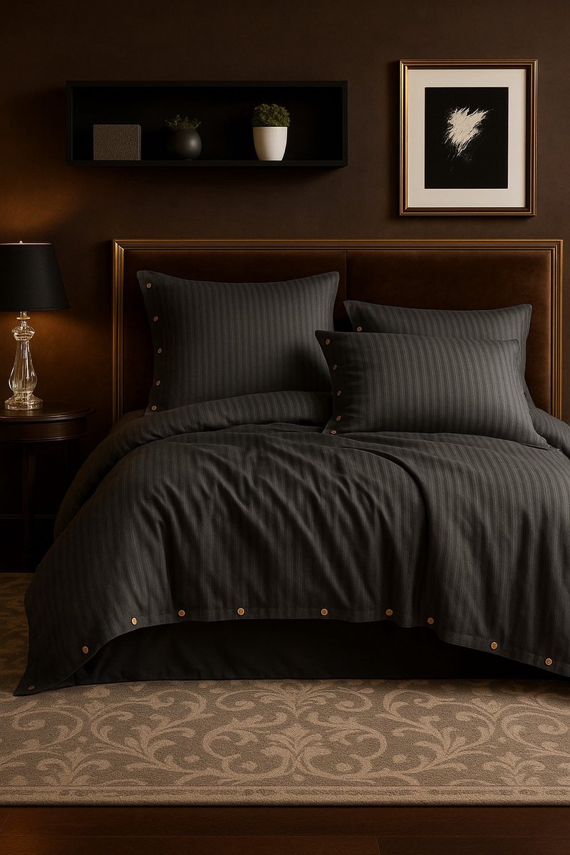 Como Nero – Luxury Sateen Duvet Cover