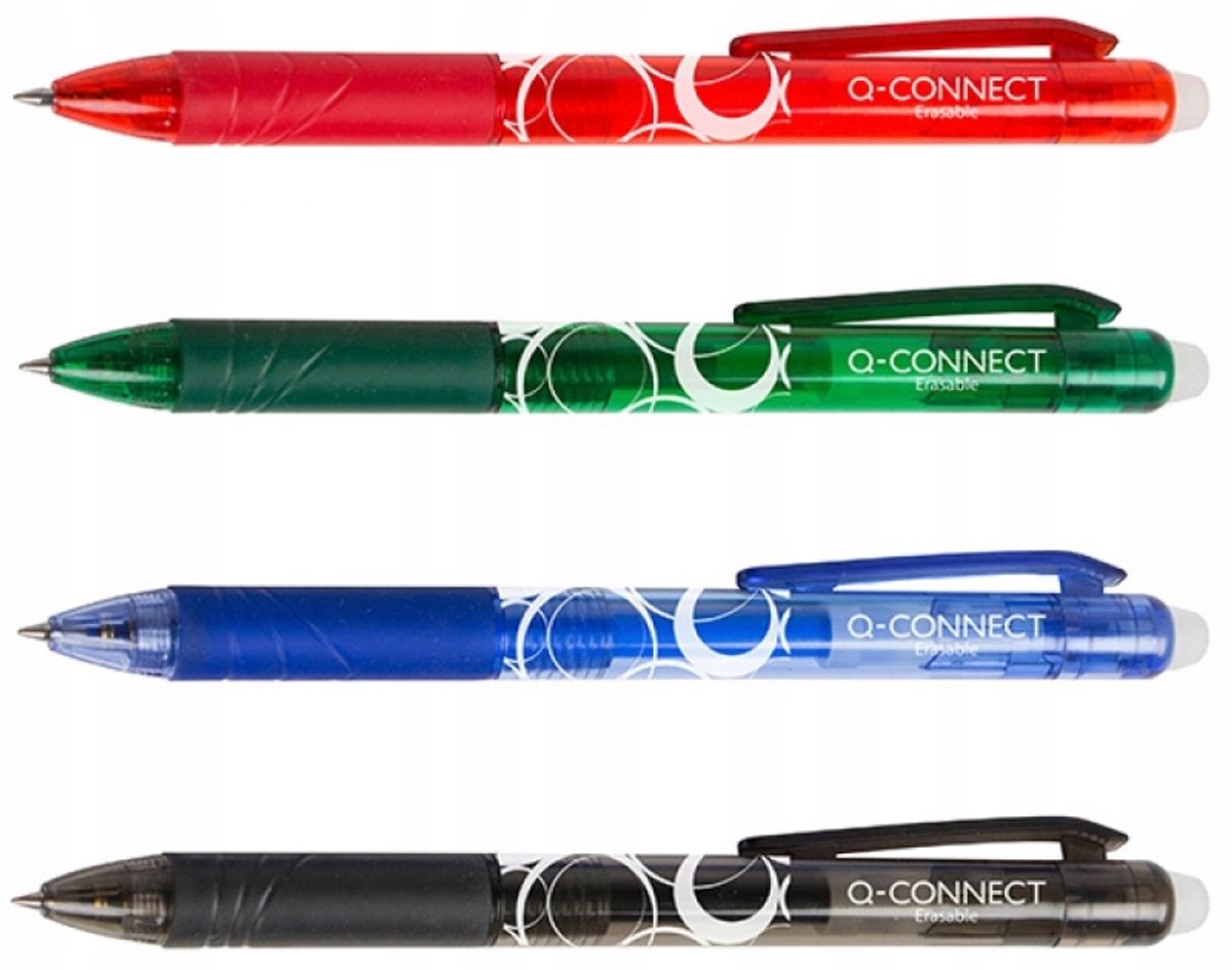 Uitwisbare Zwarte Balpen 1.0mm - Automatisch