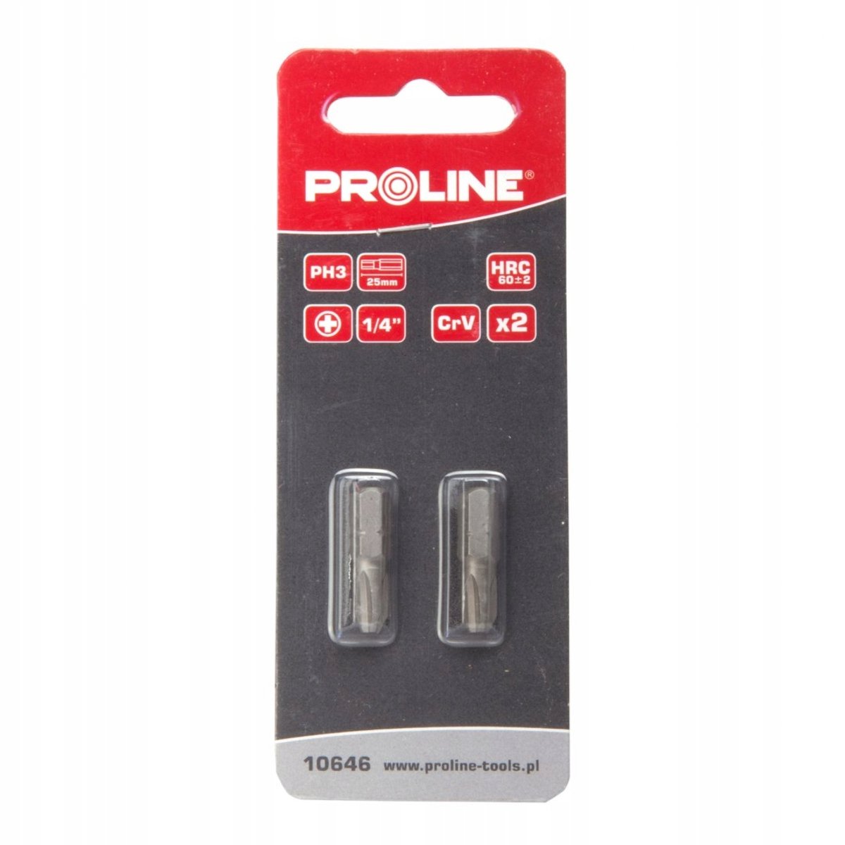 Proline Bitdoppen 1/4" PH.3 - 2 Stuks