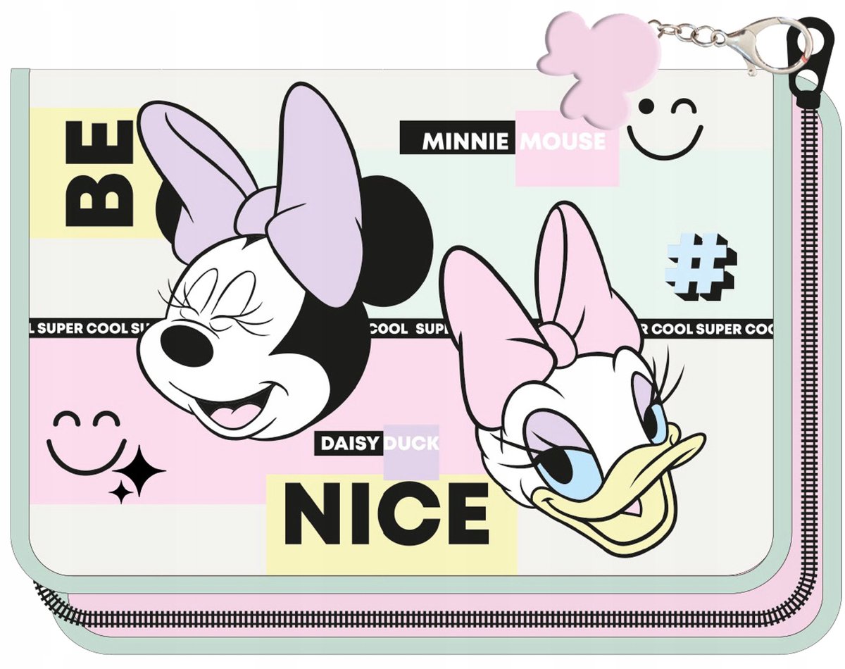 Disney Minnie & Daisy dubbele etui met vulling