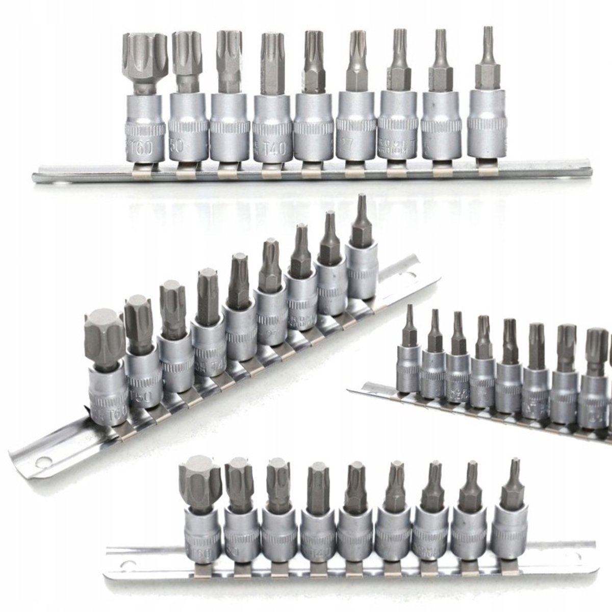 Torx Bitset 9-delig 1/4" T10-T60