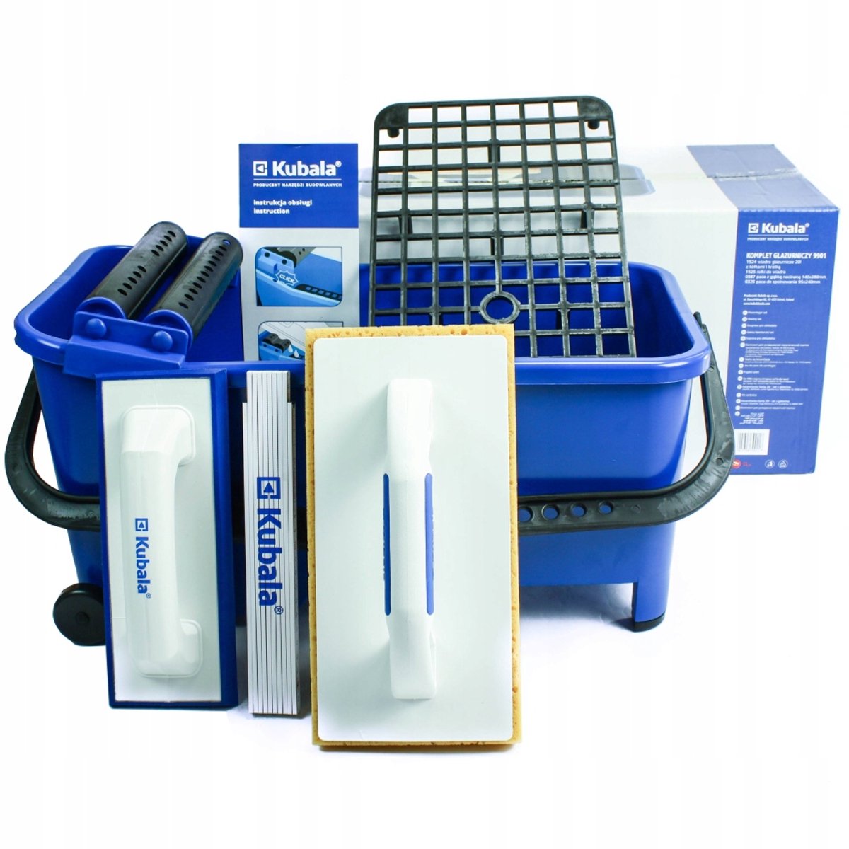 Kubala Voegemmer Set 20L - Gipsplaatgereedschap 5 Delen