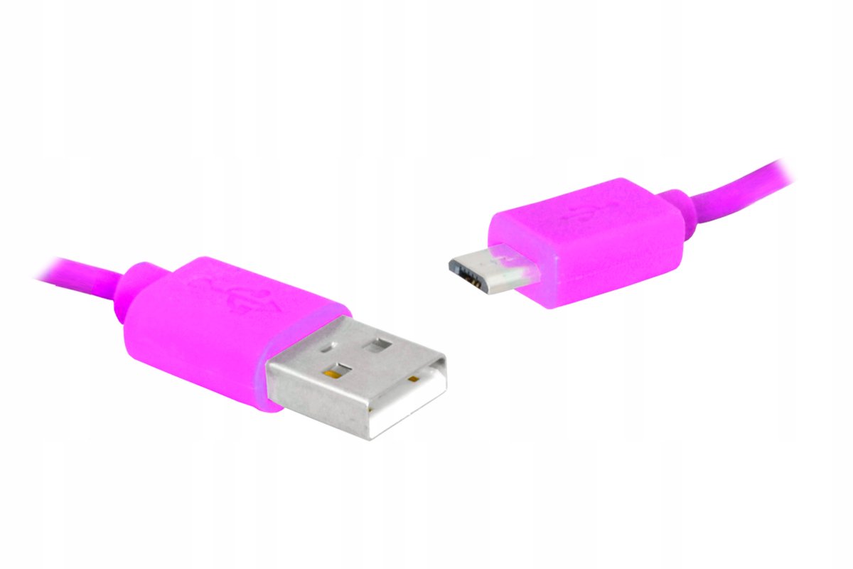 Image of USB naar Micro USB Kabel 1.5M - Snel Laden & Dataoverdracht - Roze