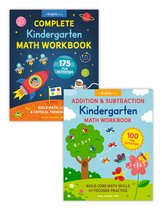 Kindergarten Math Workbooks- Complete Kindergarten Math Book Set