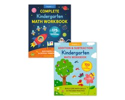 Kindergarten Math Workbooks- Complete Kindergarten Math Book Set