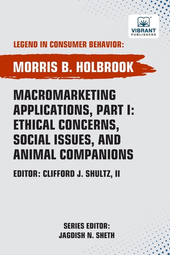 Macromarketing Applications, Part I Ethical Concerns, Social ... - cover