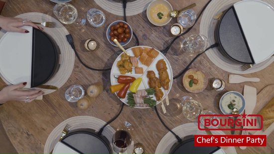 Bourgini Chef's Dinner Party - Uitbreidingsset - Gourmet - Bakplaat - PFAS-vrij - Vaatwasserbestendig