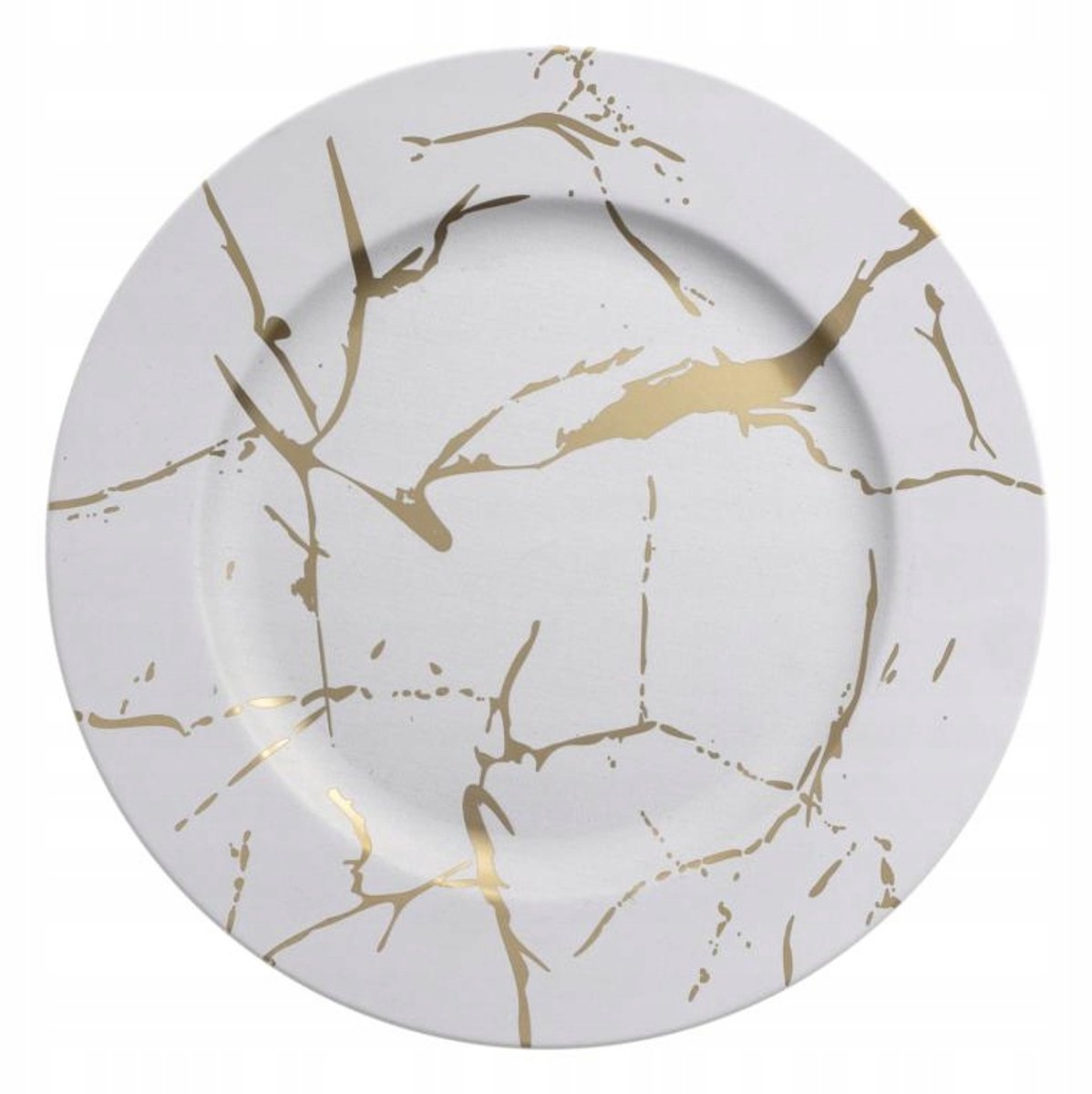 Ambition Onderzetter Marmer Wit 33 cm - Elegante tafeldecoratie