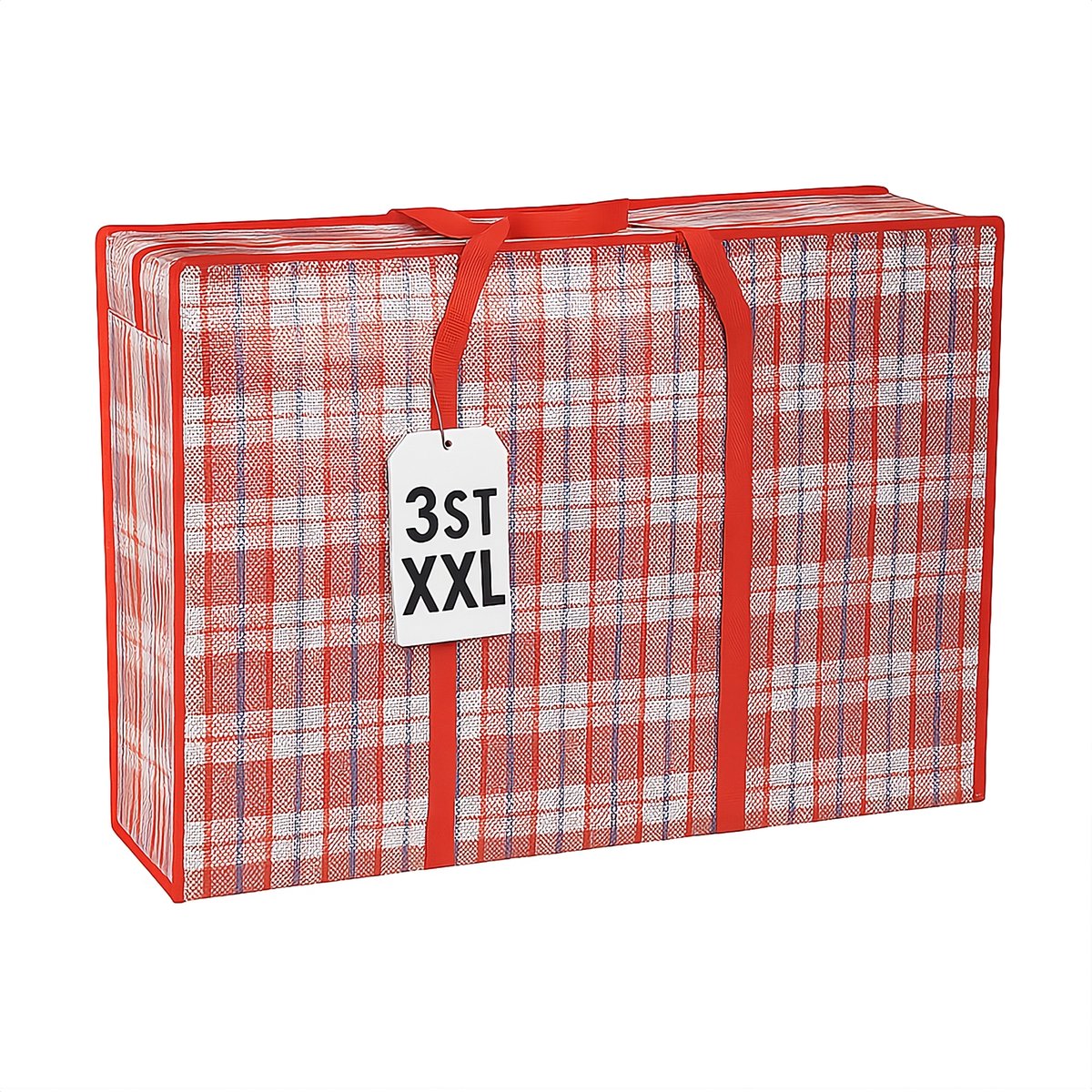 Big Shopper met Rits XXL – 3 Stuks – Grote Opbergtas - Boodschappentas