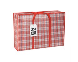Big Shopper met Rits XXL – 3 Stuks – Grote Opbergtas - Boodschappentas