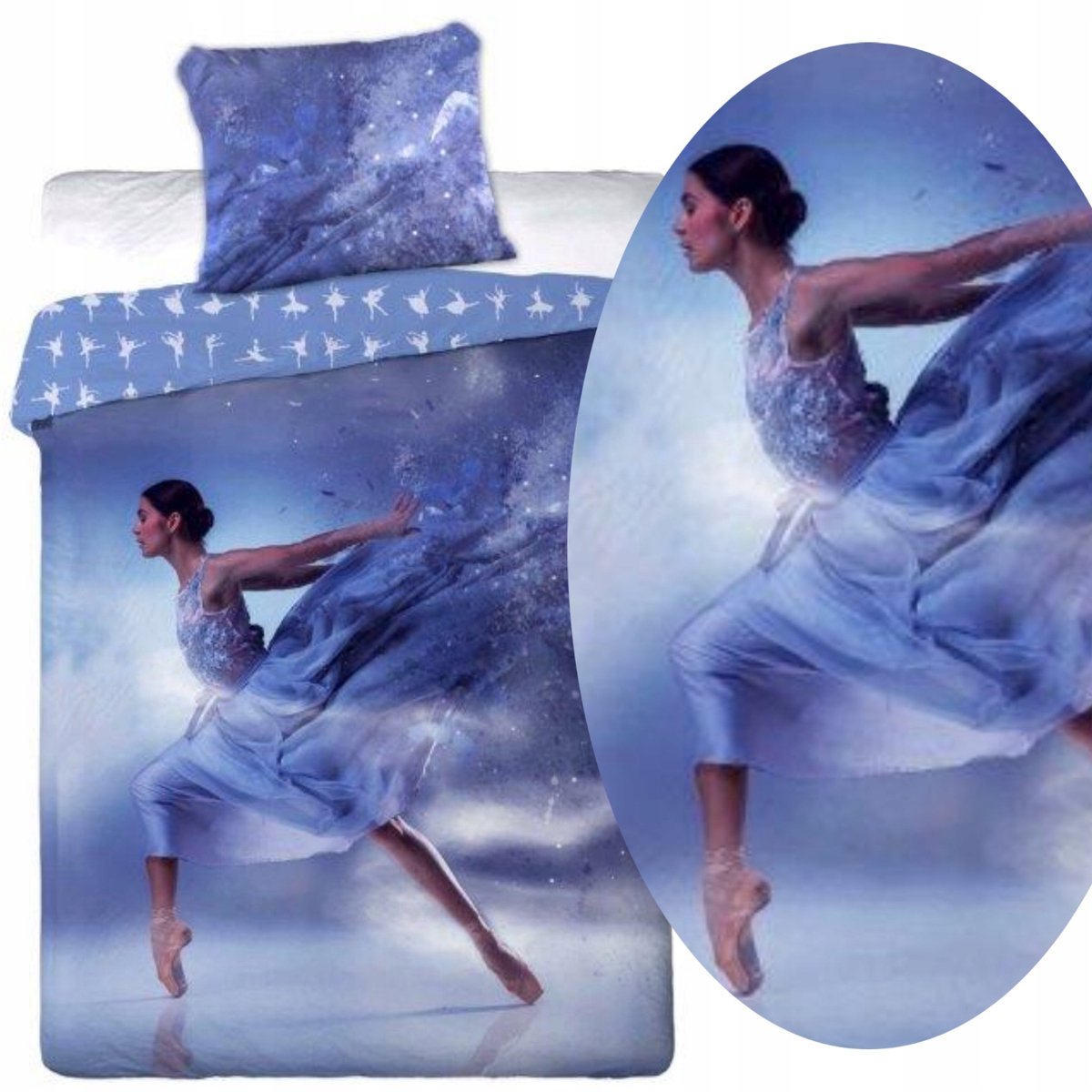 Image of 100% Katoenen Dekbedovertrekset 160x200cm - Balletdansers