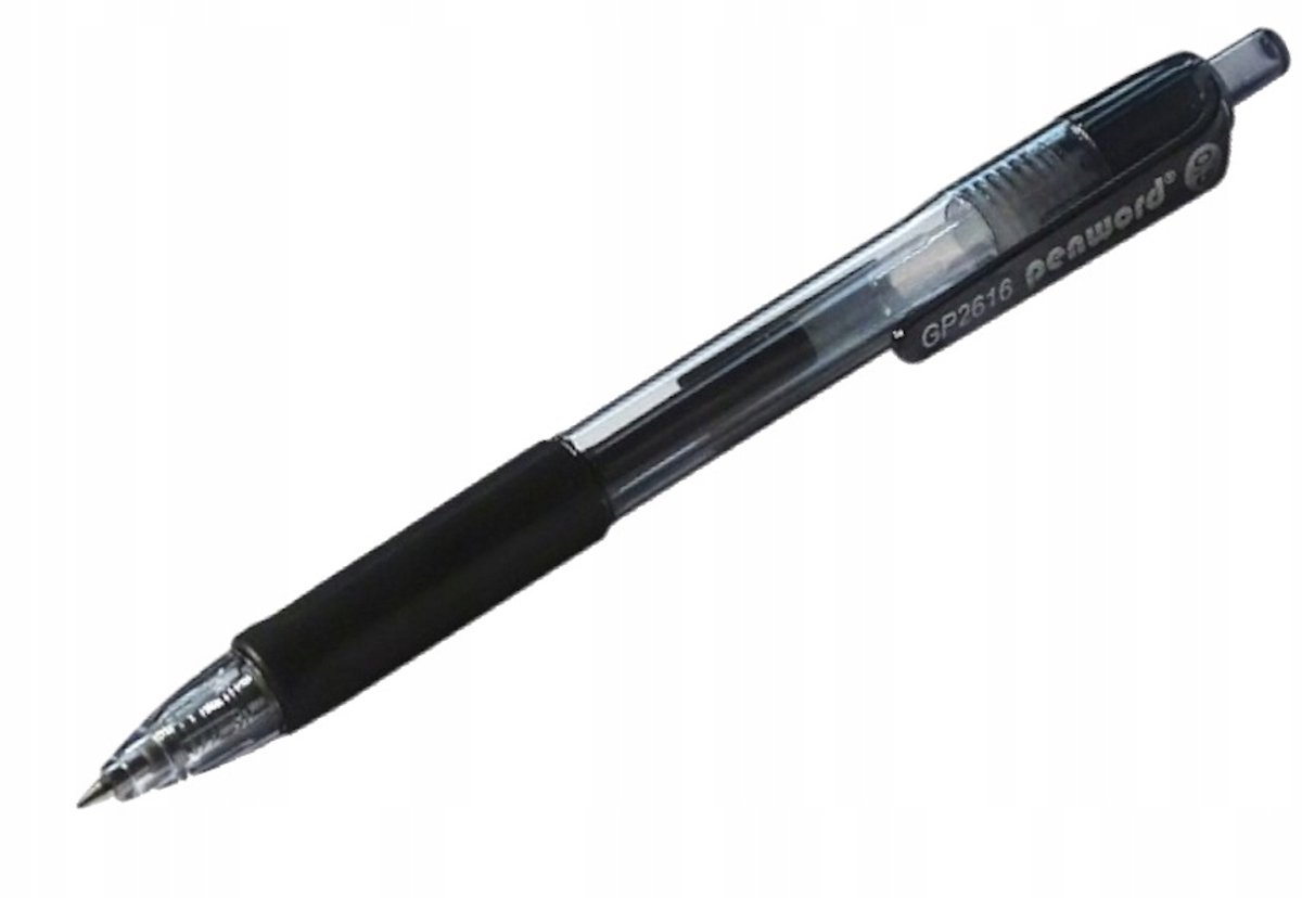 Penword Gelpen 2616 Automatisch Zwart 0.5mm - Comfortabel Schrijven