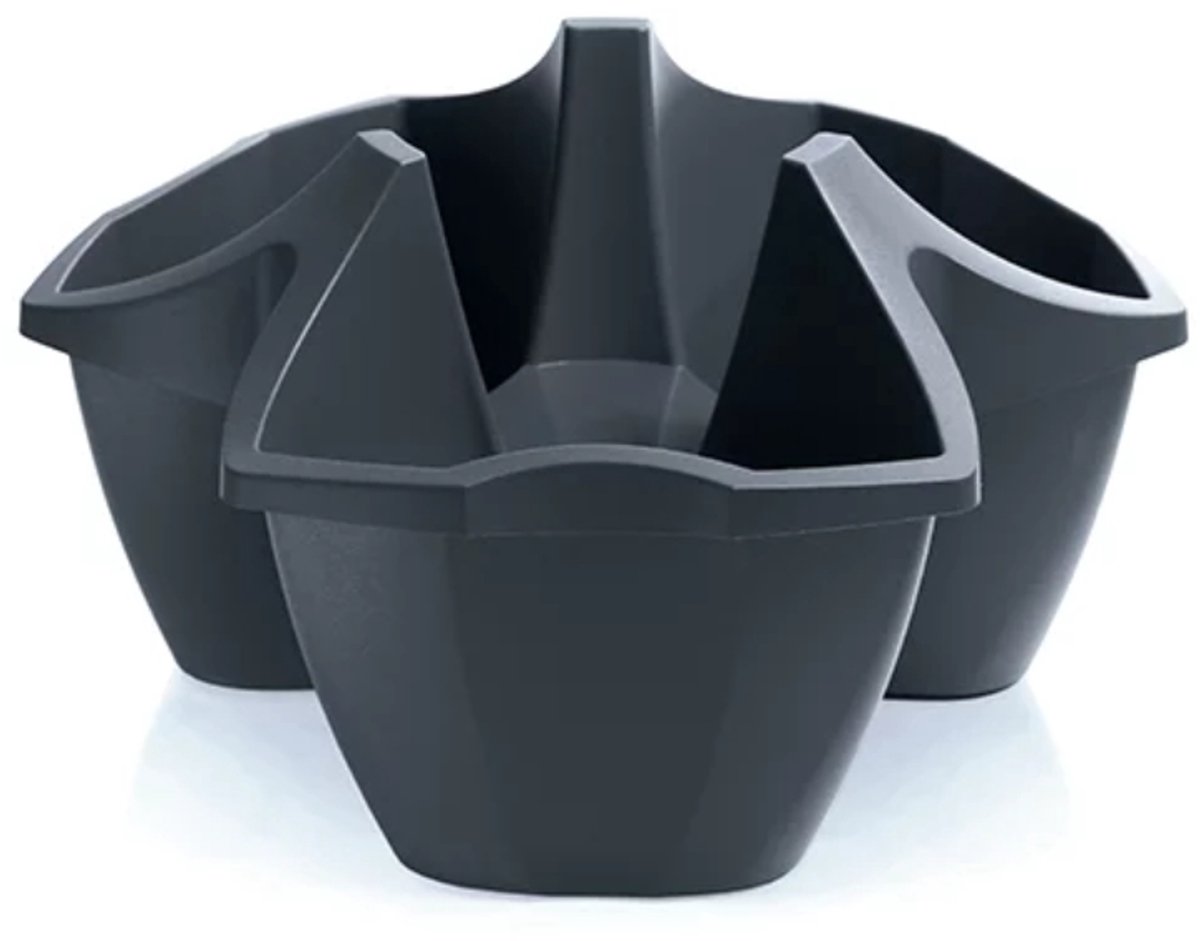 Prosperplast Kroonpot Antraciet 48cm