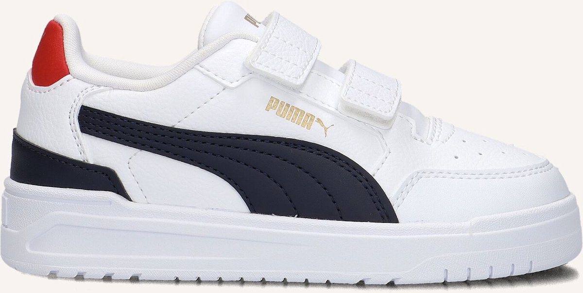 Puma Shuffle Downtown Lo Ps Sneakers Jongens Wit