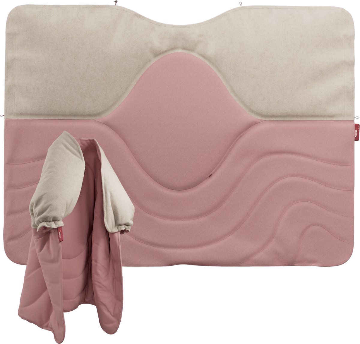 Stoov Huge Hug³ - Elektrische deken - Warmtedeken - Original Soft Pink - 3 warmtestanden tot 58°C - Pro: 3 tot 5 uur