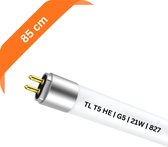 T5 TL Lamp 85 cm – 827 Warm Wit 2700K – 21W – G5 fitting – Ø 1.6 cm
