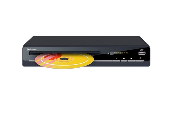 Denver - DVD Speler met HDMI aansluiting - HDMI Kabel meegeleverd - FULL HD - CD Speler - Coax / Scart / USB - Zwart — afbeelding 5