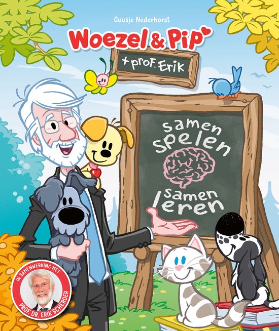 Woezel & Pip - Woezel & Pip en professor Erik - Samen spelen ... - cover