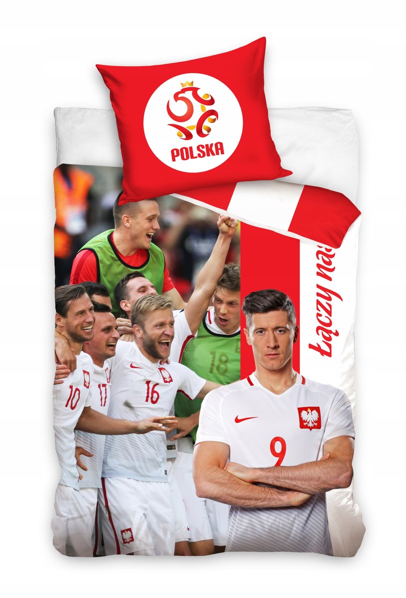 Lewandowski Voetbal Beddengoed Set 140x200 Katoen