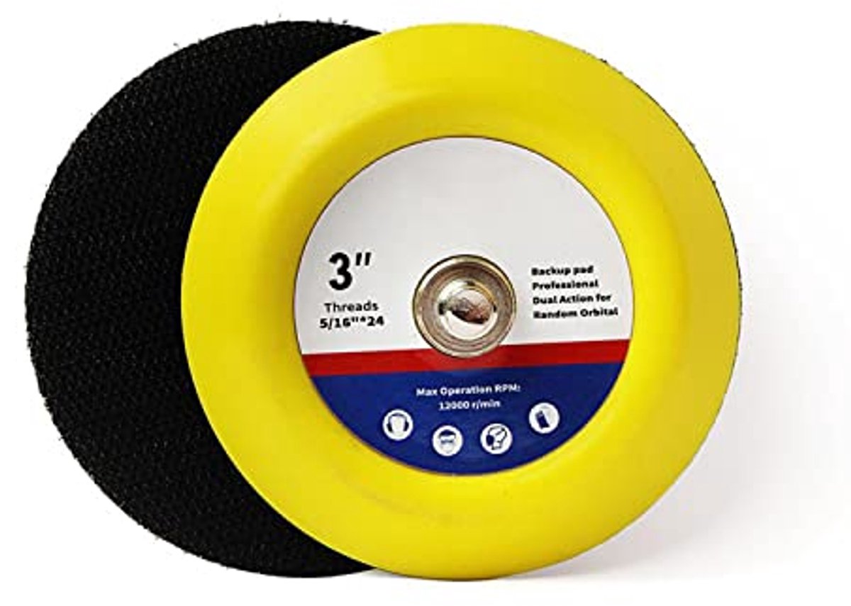 3" Backer Plaat Pad voor Auto Polijstmachine - 2 Stuks
