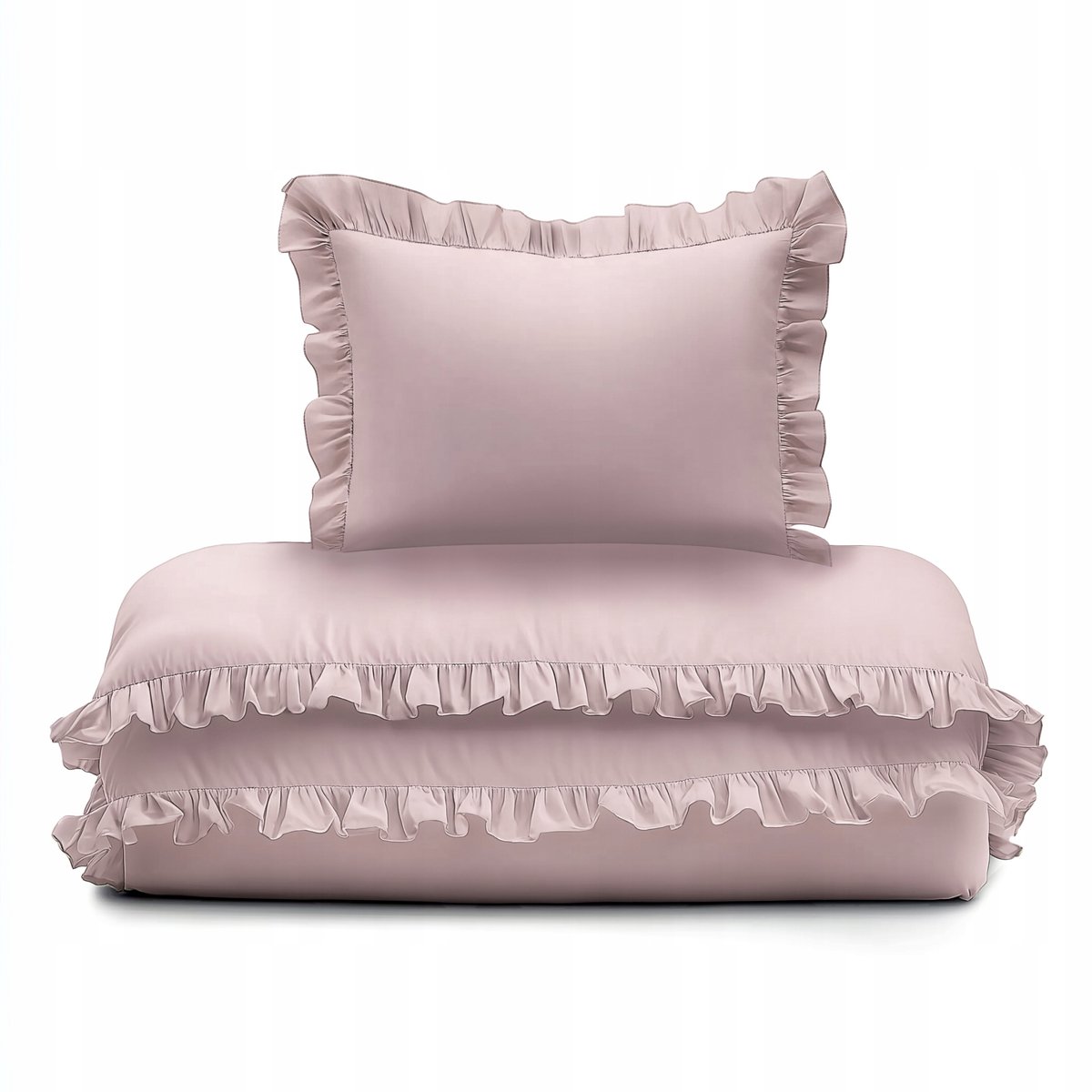 Babybeddengo met ruche 100x135 cm, 2-delig, 100% katoen
