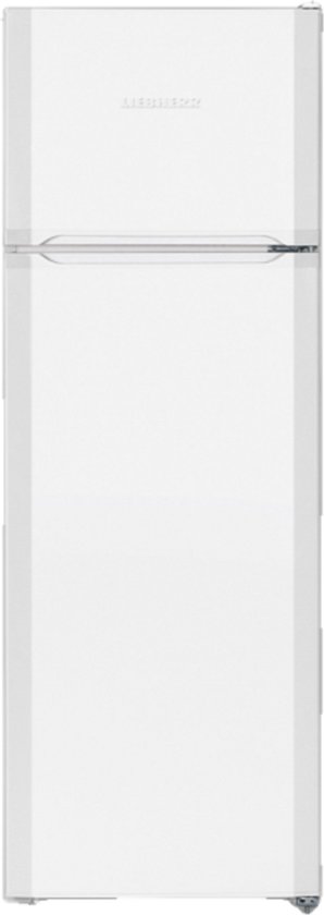 Koel-vriescombinatie Liebherr CTe 2931 270L vrijstaand wit compact LED verlichting SmartFrost VarioSpace