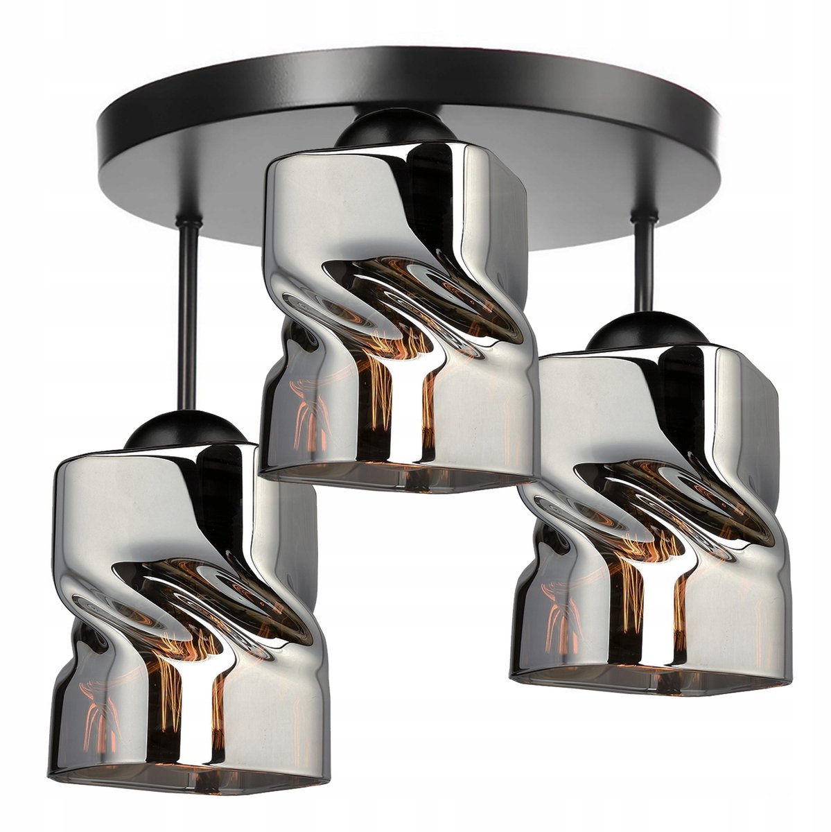 Moderne plafondlamp LX-1149 zwart glas - Stijlvol en Uniek