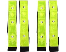 Valero Reflecterende LED-Verlichting Armband – 1 Stuk Veiligheidsband voor Hardlopen, Fietsen & Wandelen – Lichtgevende Trail Running Light