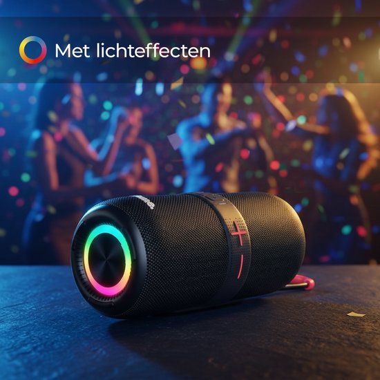 Sonume Base - Draadloze speaker - 60 Watt - IPX5 Waterbestendig - Zwart van Sonume — afbeelding 4