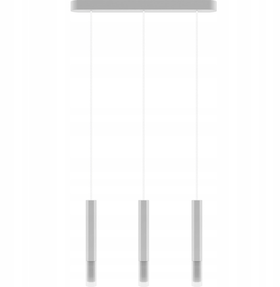 Hanglamp Madera2 Hexa 3-lichts, wit, hout, G9