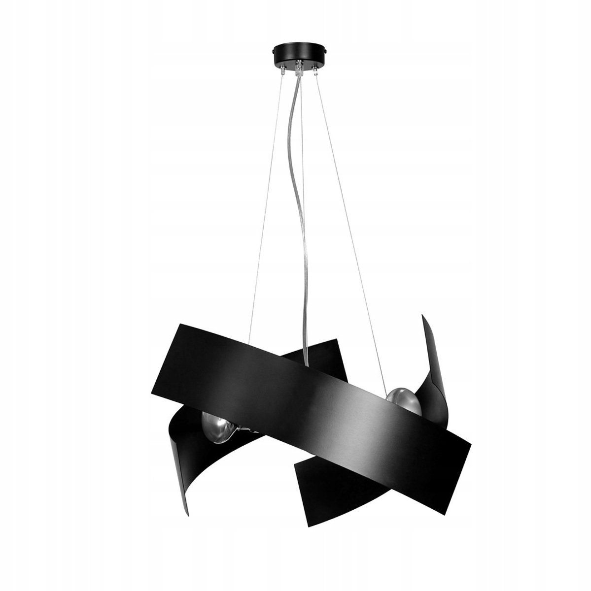 Emibig MODO BLACK Hanglamp Zwart Gelakt Staal E27 15W