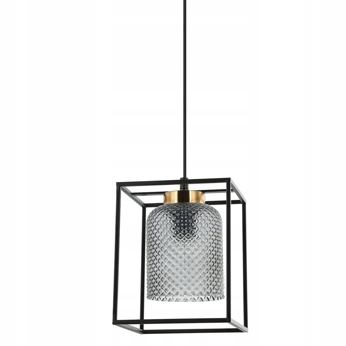 SINELLA Hanglamp PND-23231-1-BK+SG - Zwart Glas