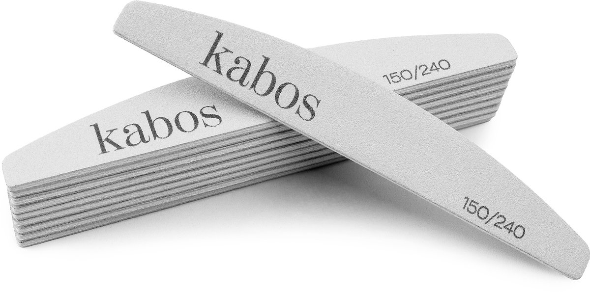 Kabos Professionele Nagelvijlen Moon 150/240 - 10 stuks