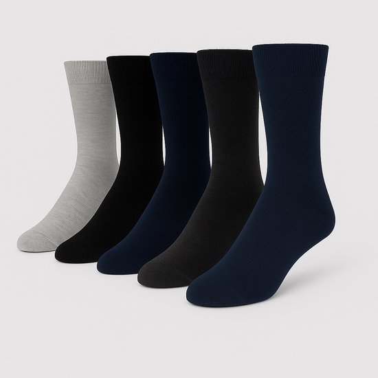 6 Paires De Chaussettes En Coton Bixtra 39/42 - Multicouleur, Taille 41, Pour Homme - Idéal Marche Et Ville