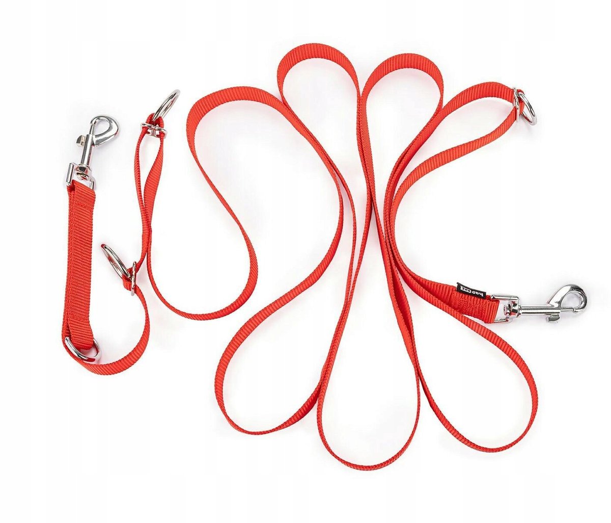 Verstelbare Nylon Hondenlijn XS - Rood, 3m