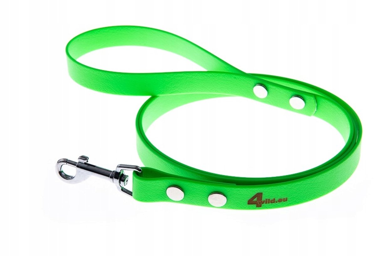 4WILD Waterdicht Hondensnoer 1,5m/2cm Neon Groen
