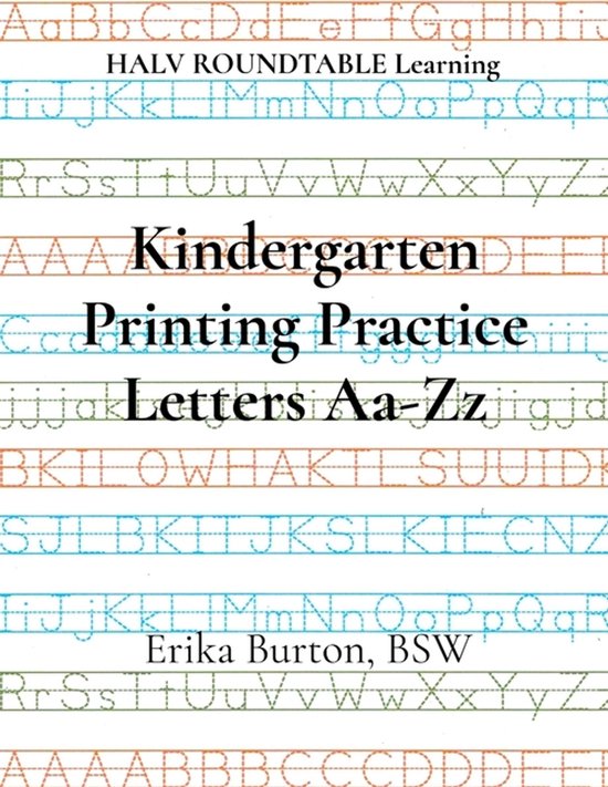 Kindergarten Printing Practice Letters Aa-Zz - cover