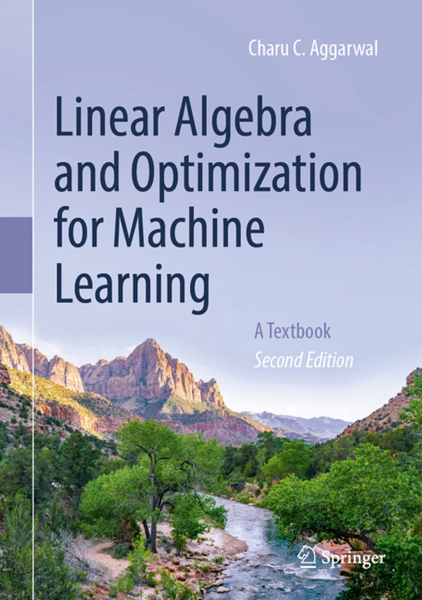 Omslag van Linear Algebra and Optimization for Machine Learning