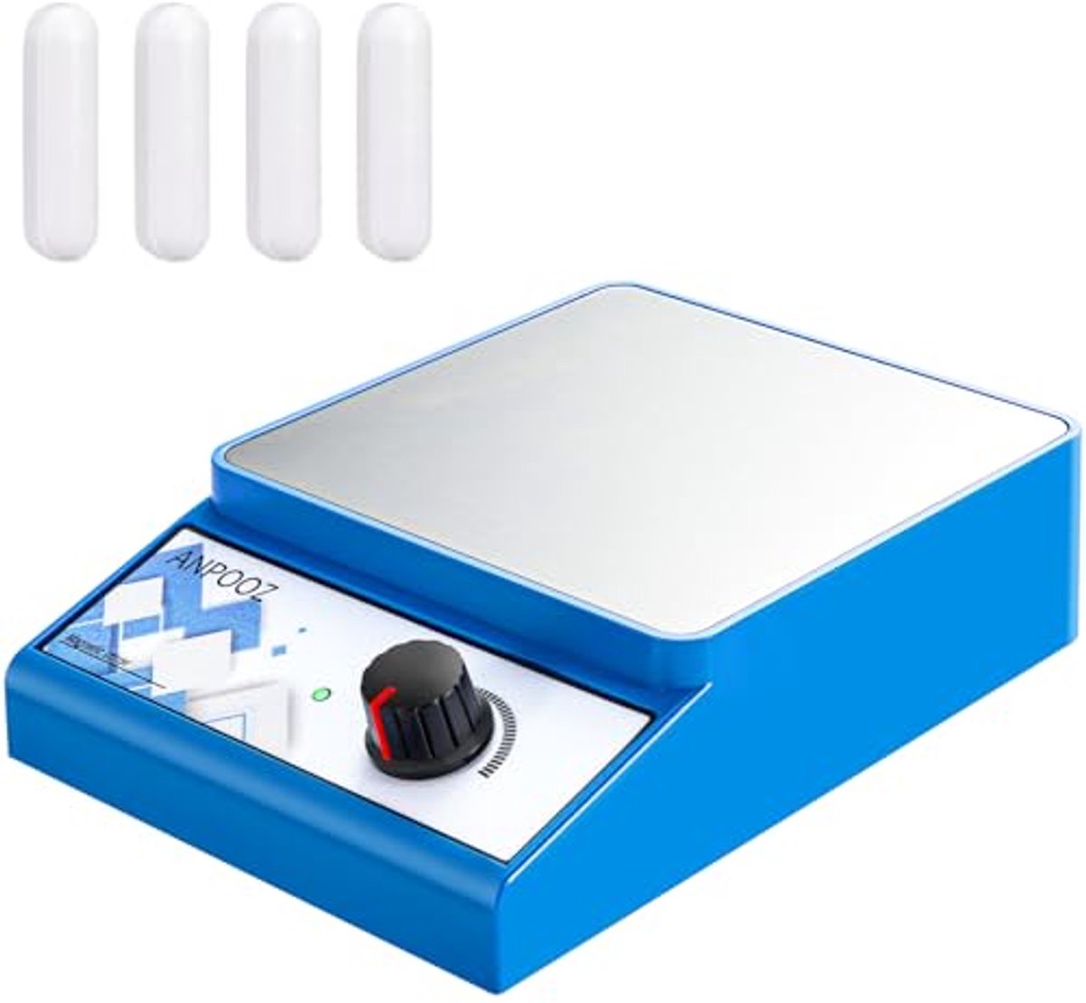 Magnetische Roerder met Roerstaafjes - 3000 RPM Mixer voor Laboratoriumgebruik - 3000 ml Capaciteit