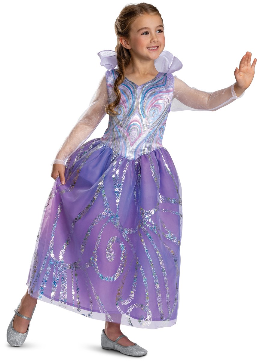 Wicked Glinda kinderkostuum, officieel gelicentieerd door Disguise, comfortabele pasvorm en gedetailleerd ontwerp, maat XS 3T tot 4T