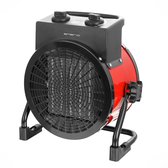 Emerio Power Ventilatorkachel - 3000W - IP20 - 2 Temperatuur instellingen - Regelbare thermostaat - Ventilatiefunctie - Keramisch verwarmingselement - 1.2m Snoerlengte - 30 m² - FH-128620 Rood