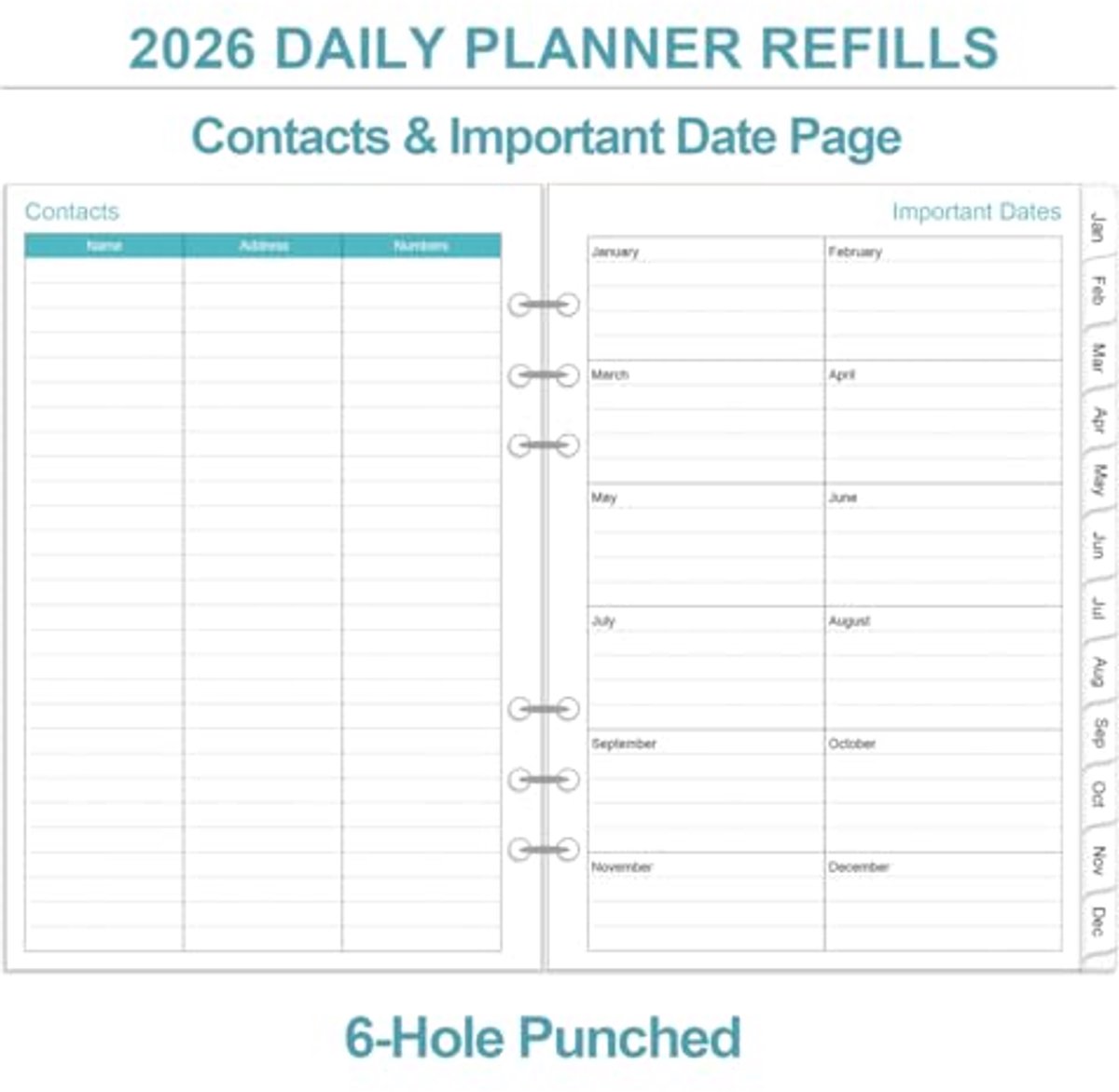 Dagelijkse Planner Vullingen A5 - Een Pagina per Dag, Januari 2025 tot December 2025, Georganiseerd, Takenlijst, Notities en Afsprakenschema