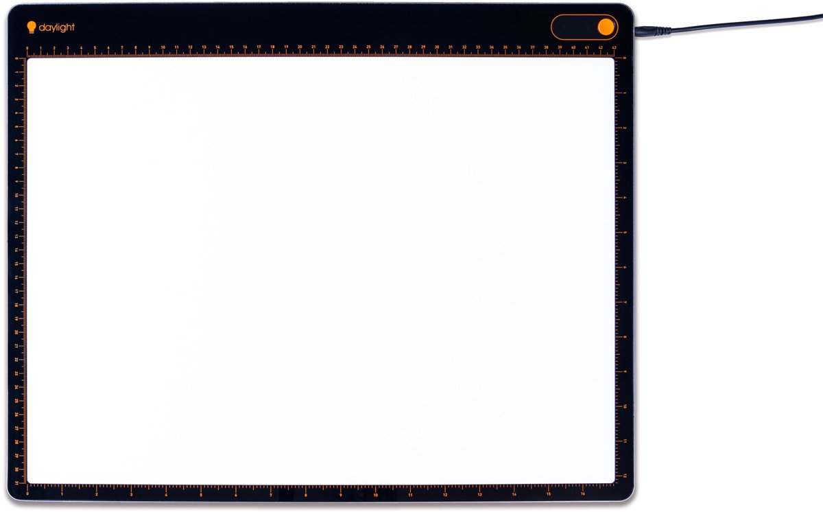 Daylight Tabla XL E35122 - Lichtbox – A3 formaat - Dimbare led verlichting in 3 stappen - Zwart