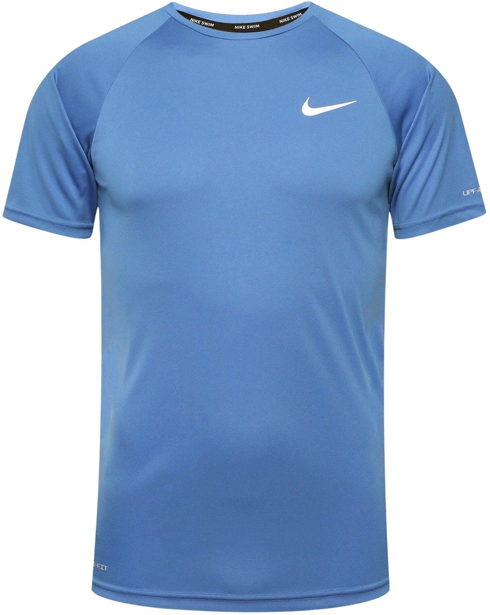 Nike Heathered SS Hydroguard Sportshirt Mannen - Maat M