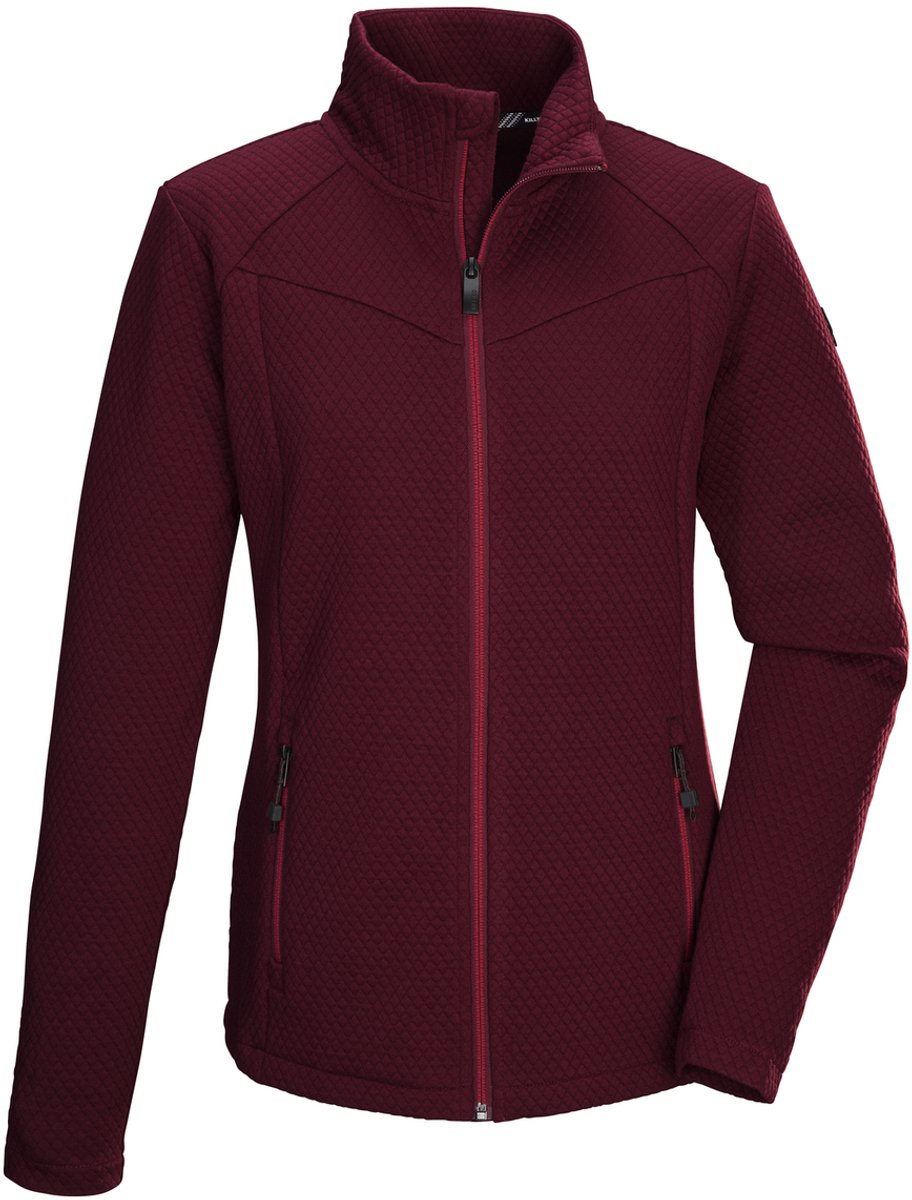 Killtec KOW 2 Fleece Vest Dames Rood