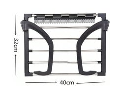 Droogrek Hangend - Vouwen Droogrekken - Wanddroogrek - 40 x 32 cm - Hangdroogrek - Deur - Balkon - Schoenen Droogrekken