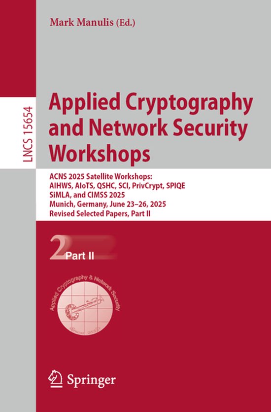 Lecture Notes in Computer Science15654- Applied Cryptography ... - cover