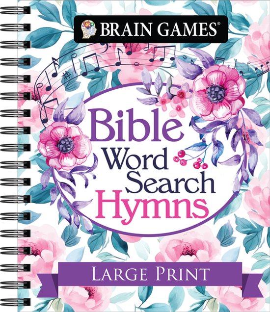 Brain Games - Bible- Brain Games - Bible Word Search: Hymns  ... - cover